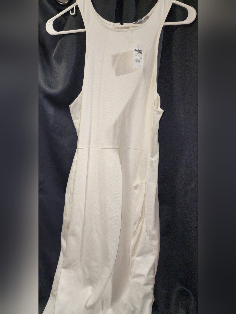 Charolette Russe Sleeveless Midi Dress w pockets! Sz 1x